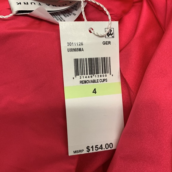 NWT TRINA TURK Monaco Ruffle Over The Shoulder One Piece Swimsuit - Picture 16 of 16